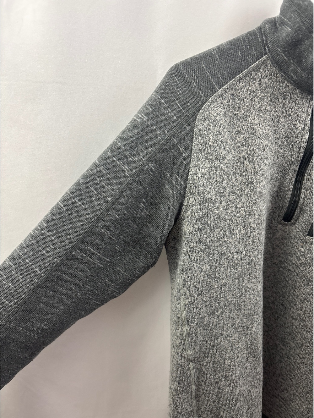 Patagonia Sweatshirt Mens M Gray 1/4 Zip Pullover Fleece Better Sweater Logo - Picture 3 of 6